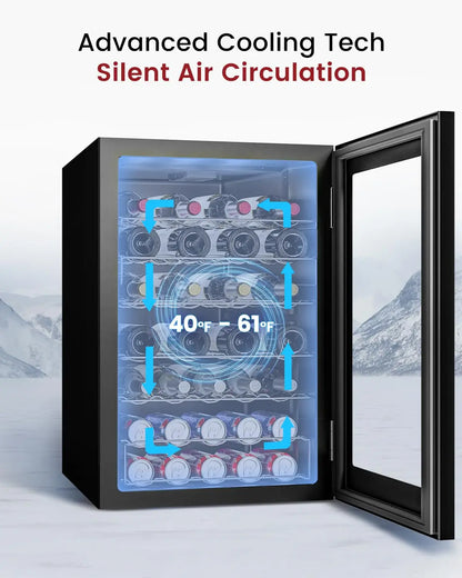 VOIDIAL Reserve™ 45-Bottle Wine Cooler