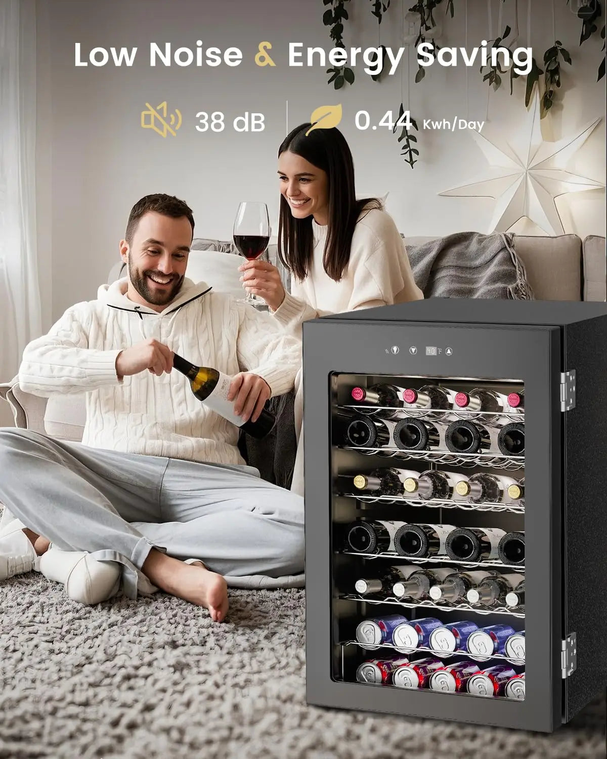 VOIDIAL Reserve™ 45-Bottle Wine Cooler
