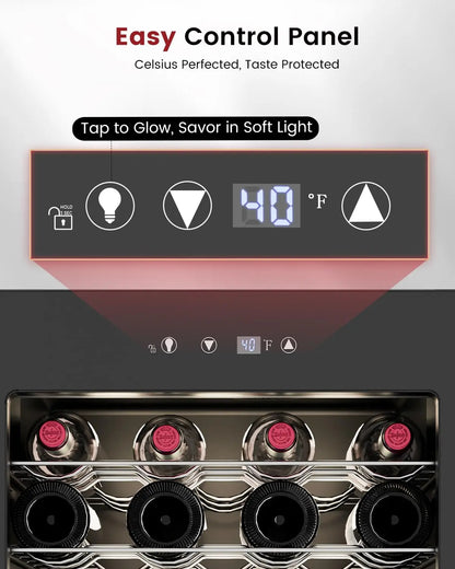 VOIDIAL Reserve™ 45-Bottle Wine Cooler